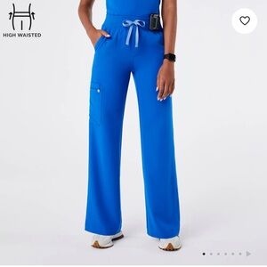 Figs Royal Blue Isabel scrub pants size medium